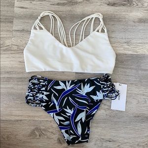 Mikoh Set Banyans Top Vland Bottoms sz small